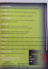 Menu Le Carré Pizza - Pizzas