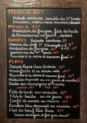 Menu Le Petit Paris - Les menus, entrées et plats