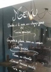 Menu La cave au resto - Exemple de menu