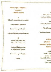Menu Esquisse - Les repas