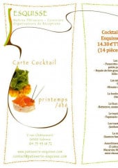 Menu Esquisse - Les cocktails