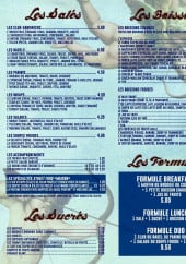 Menu Le Kub - Salées, sucrées, boissons,.....