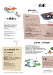 Menu Ncafé - Les plats à la carte