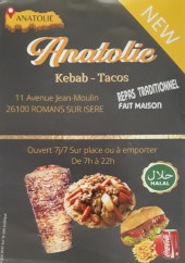 Menu Bar - Restaurant Anatolie - Les prestations