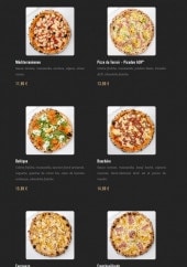 Menu Pizza Cosy - Les pizzas (suite)