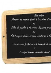 Menu La crêpe au Sud - Les plats 