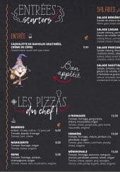 Menu Le Sagittaire - Les entrées,...