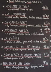 Menu Le Rainbow Café - Les plats et formules