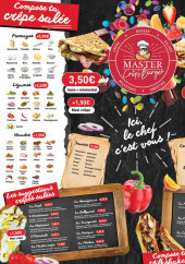 Menu Master Crep' & Burger - Les crêpes