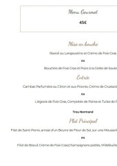 Menu La Cuisine de Sev - Le menu gourmet