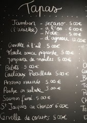 Menu La Raffinerie - Exemple de menu