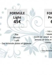 Menu Show Biz - Les formules