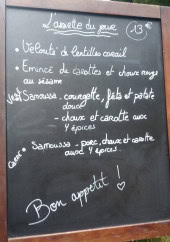 Menu La guinguette de Aouste - La carte