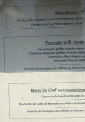 Menu La Maison XV - Les menu du jour, formule grill, ...