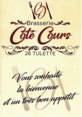 Menu Cote Cours - Carte et menu Cote Cours Tulette