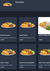 Menu Abi Kebab Naan Tacos - Les assiettes