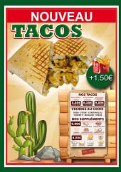 Menu Bon' App - tacos