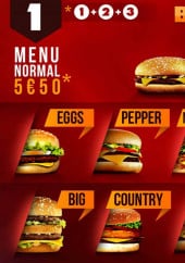 Menu Burger Price - Burgers et wraps