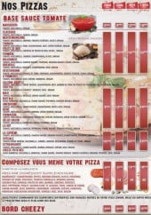 Menu Délices Pizza - Pizzas base tomate