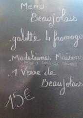Menu L' Alouvi - Le menu à 15€