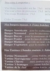 Menu Le Normandie - A emporter 