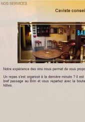 Menu Brin D'Zinc - Les prestations 
