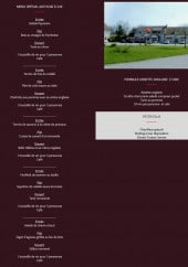 Menu La Fontaine - Le menu autocar