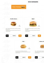 Menu My Burger - Les burgers classiques