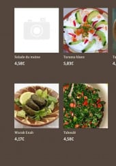 Menu Les Saveurs du Liban et de l'Orient - Les entrées froides suite