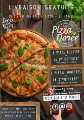 Menu Pizza dorée - Carte et menu Pizza Dorée Saint Marcel