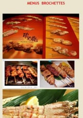Menu JBJ sushi - les menus brochettes