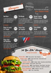 Menu Flash Back - Les burgers