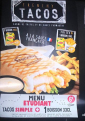Menu Frenchy Tacos&Crêpe - Tacos personnalisé