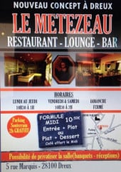 Menu Le Metezeau - Informations sur les menus