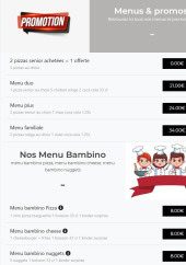 Menu Crousty pizza - Les menus,  promos et menus bambino