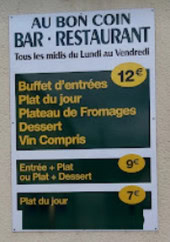 Menu Au Bon Coin - Exemple  de menu