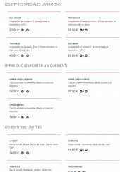 Menu Pizza Delices - Les pizzas