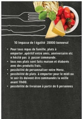 Menu Caprice des iles - Les informations