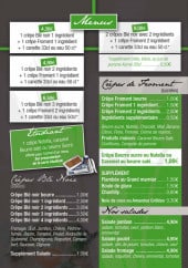Menu La cabane à crêpes - Les menus page 2