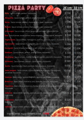 Menu La fabrik - Les pizzas