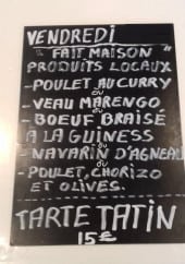 Menu Dadivazi - Exemple de menu