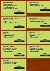 Menu Dinapoli Pizza 29 - les menus