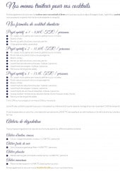 Menu Kermaidic Philippe - Cocktails 