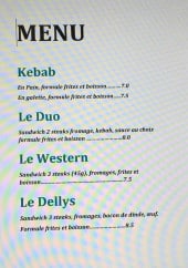 Menu Le Dellys - Les sandwichs 