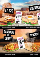 Menu O'120 - Sandwiches