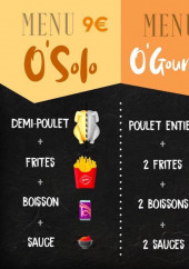 Menu O'Braisé - Les menus