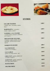 Menu Rajasthan - Les entrées