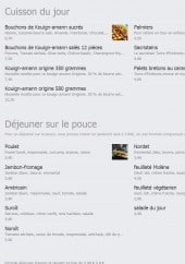 Menu Terre d'Embruns - Cuisson du jour et déjeuner sur le pouce