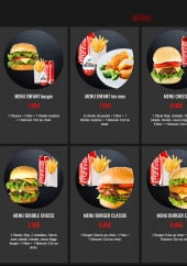 Menu Maestro Food - Les menus