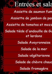 Menu Dom Maurice - Les entrées et salades